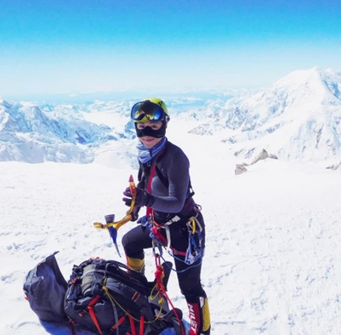 南谷真铃13岁开始爱上登山。