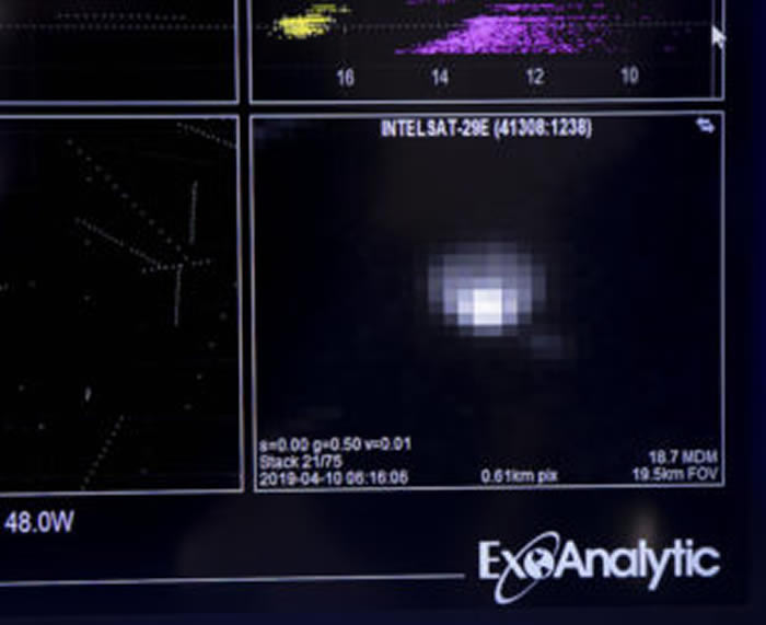 俄罗斯国际科学光学监测网（ISON）发现出故障的Intelsat 29e通信卫星的10多块碎片