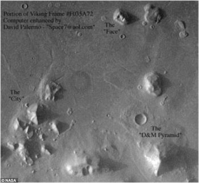 NASA拍摄的火星地表图