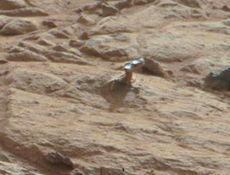 火星表面的金属