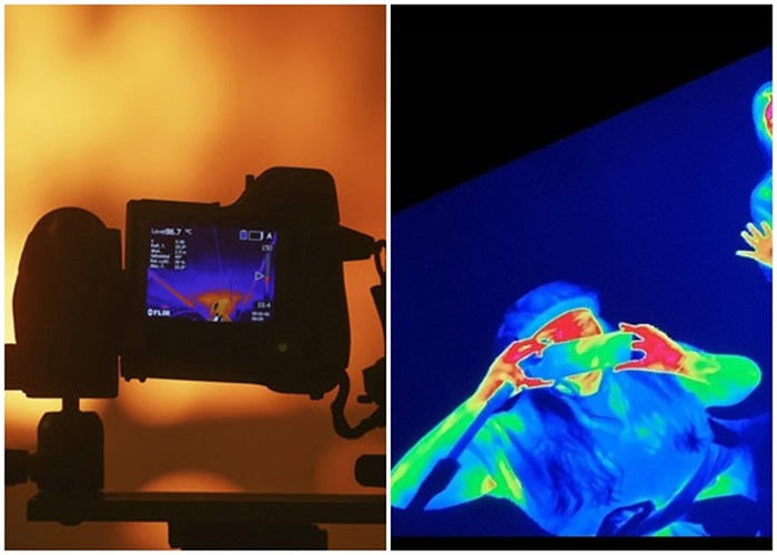 红外线热显像仪能检测乳癌。