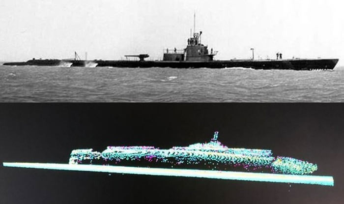 美军翻译出错遍寻不获 失踪75年二战潜艇灰鲸号（USS Grayback）重见天日