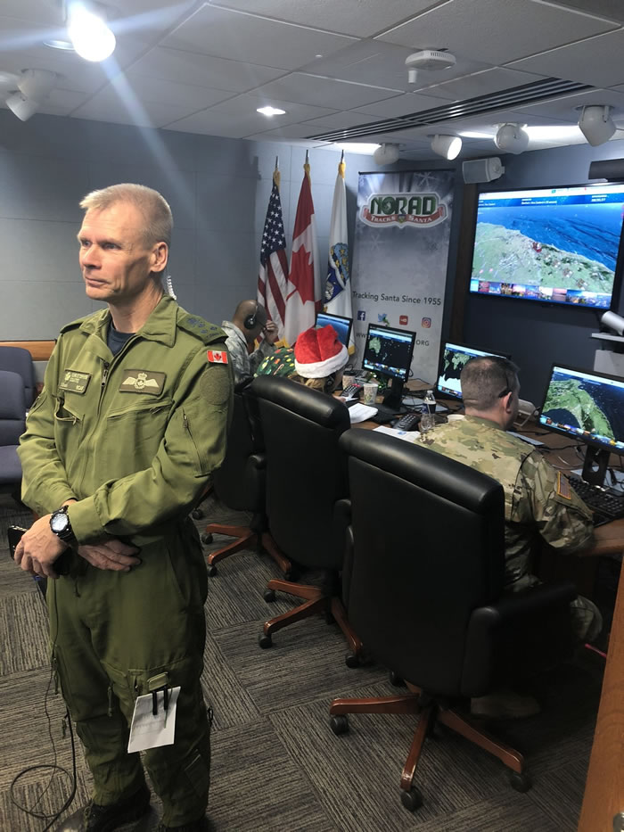 北美防空司令部2019年追踪耶诞老人指挥中心正式启动
