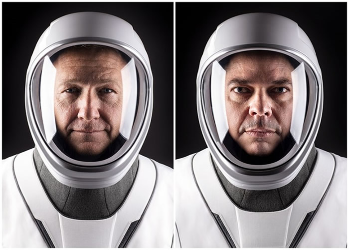 赫利（左图）及本肯（右图）将是再次乘坐美国制太空船升空的宇航员。
