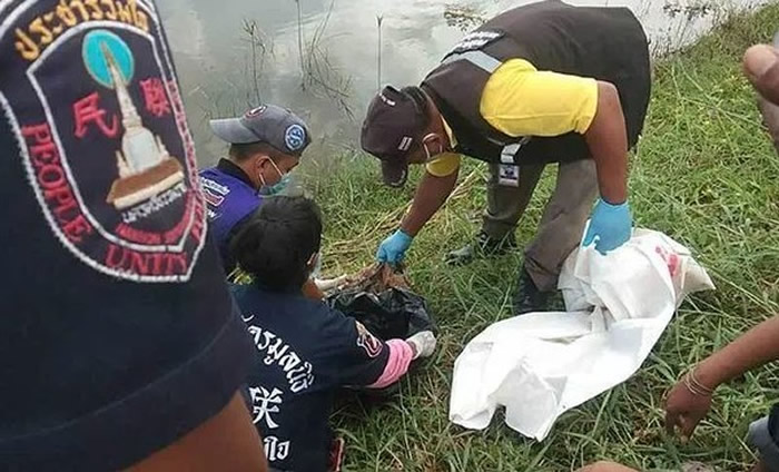 泰国婴儿在出生不久后被丢弃 遭到巨蜥吃掉一半