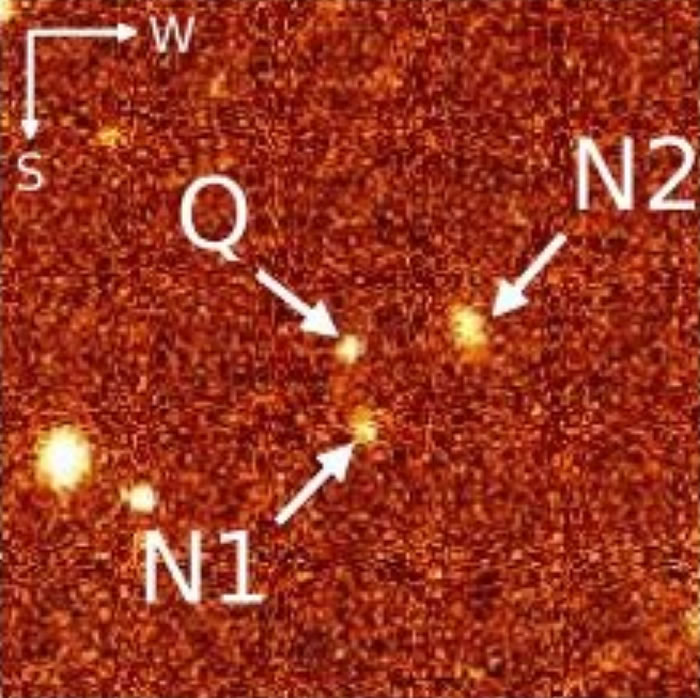 天文学家利用斯巴鲁望远镜发现两个高红移红色类星体