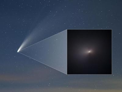 美国宇航局（NASA）和欧空局（ESA）的望远镜拍到Neowise彗星的精彩特写照