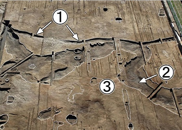 全国首次 日本奈良县出土弥生时代水利设施遗迹