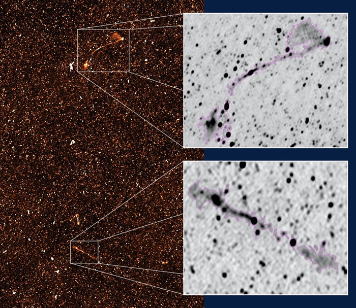 《皇家天文学会月刊》：发现两个新的巨型射电星系 比银河系大62倍