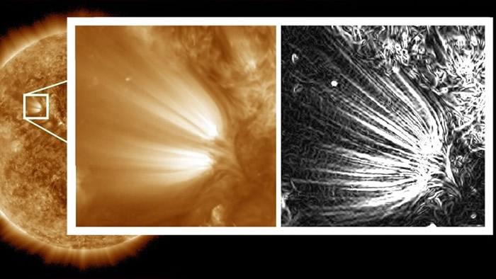 NASA科学家首次精准观察到太阳表面的羽状体流动 有助解形成太阳风干扰的过程与成因