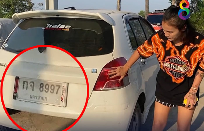 泰国女子为了闪避泽巨蜥翻车 帮忙的村民用她的车牌买乐透中大奖