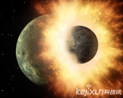 远古巨大星体发生碰撞       给地球带来黄金和重金属